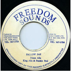 Prince Alla / Frankie Paul Fallow Jah USED VINYL 7INCH SINGLE
