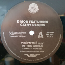 D Mob / Cathy Dennis That's The Way Of The World Vinyl 12" USED