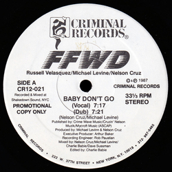 FFWD (4) Baby Don't Go / Baby No Te Vayas Vinyl 12" USED