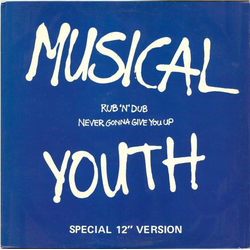 Musical Youth Rub 'N' Dub / Never Gonna Give You Up Vinyl 12" USED