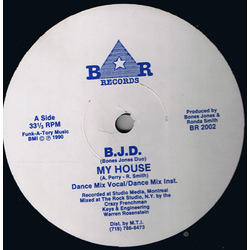 Bones Jones Duo My House Vinyl 12" USED