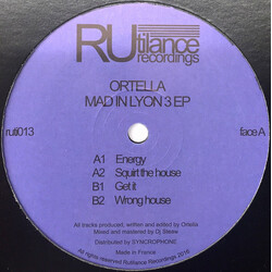 Fabrizio Ortella Mad In Lyon 3 EP Vinyl 12" USED