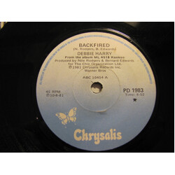 Deborah Harry Backfired Vinyl 7" USED