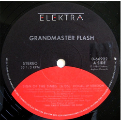 Grandmaster Flash Sign Of The Times Vinyl 12" USED