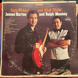 James Burton / Ralph Mooney Corn Pickin' And Slick Slidin' Vinyl LP USED