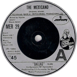 The Mexicano / BBRA Dallas / Nightlife Groove Vinyl 7" USED