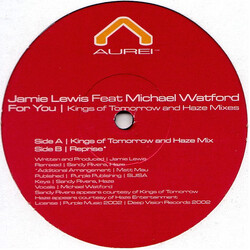 Jamie Lewis / Michael Watford For You Vinyl 12" USED