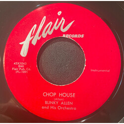 The Blinky Allen Orchestra Chop House / High Gear Vinyl 7" USED