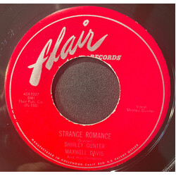 Shirley Gunter / The Maxwell Davis Orchestra Strange Romance / Found Some Good Lovin' Vinyl 7" USED