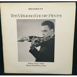 Ruben Varga / Marcia Mendelson Ten Virtuoso Encores Pieces Vinyl LP USED