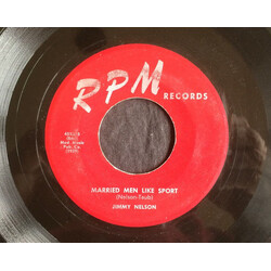 Jimmy Nelson (3) Married Men Like Sport / Meet Me With Your Black Dress On Vinyl 7" USED