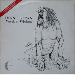 Dennis Brown Words Of Wisdom Vinyl LP USED