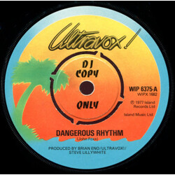 Ultravox Dangerous Rhythm Vinyl 7" USED