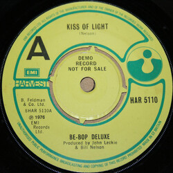 Be Bop Deluxe / Funky Phaser And His Unearthly Merchandise Kiss Of Light / Shine Vinyl 7" USED