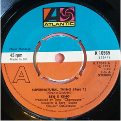 Ben E. King Supernatural Thing (Part 1 ) Vinyl 7" USED