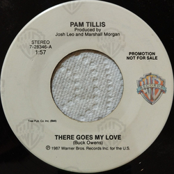 Pam Tillis There Goes My Love Vinyl 7" USED