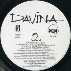 Davina So Good Vinyl 12" USED