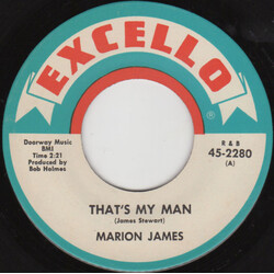 Marion James That's My Man / Give Me Your Love Vinyl 7" USED