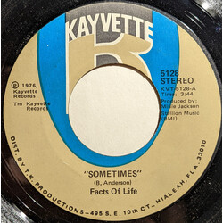 Facts Of Life Sometimes Vinyl 7" USED