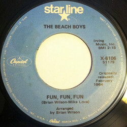 The Beach Boys Fun, Fun, Fun Vinyl 7" USED