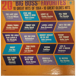 Various 20 "Big Boss" Favorites (10 Great Hits of 1964 10 Great Oldies Hits) Vinyl LP USED