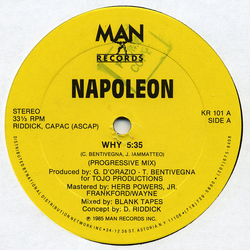 Napoleon (3) Why? Vinyl 12" USED