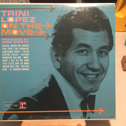 Trini Lopez On The Move Vinyl LP USED
