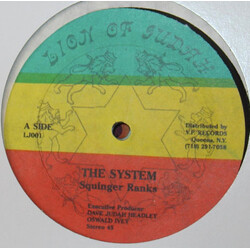 Squinger Ranks The System Vinyl 12" USED