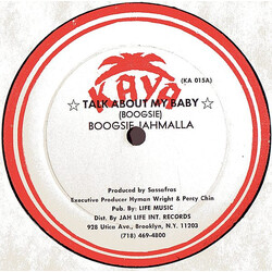 Boogsie Talk About My Baby / My Bible Vinyl 12" USED