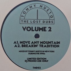 Tommy Musto The Lost Dubs Volume 2 Vinyl 12" USED