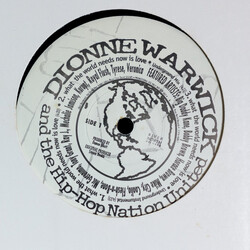 Dionne Warwick / The Hip-Hop Nation United What The World Needs Now Is Love VINYL 12" USED
