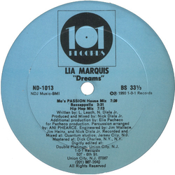 Lia Marquis Dreams Vinyl 12" USED
