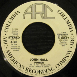 John Joseph Hall Power Vinyl 7" USED