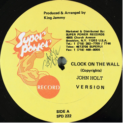 John Holt Clock On The Wall Vinyl 12" USED