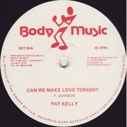 Pat Kelly Can We Make Love Tonight Vinyl 12" USED