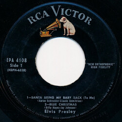 Elvis Presley Elvis Sings Christmas Songs Vinyl 7" USED