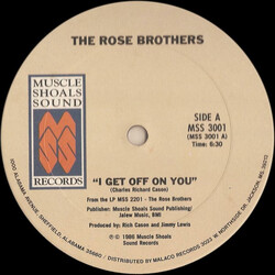 The Rose Brothers I Get Off On You Vinyl 12" USED