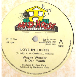 Wayne Wonder / Don Yute / Chippie Ranks Love In Excess / Tan So Good Vinyl 12" USED
