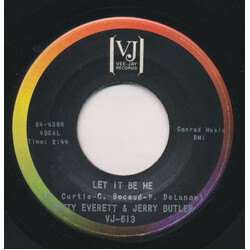 Betty Everett / Jerry Butler Let It Be Me USED VINYL 7INCH 45 RPM SINGLE MISPRINT