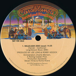Hallelujah 2000 Hallelujah 2000 USED VINYL 12INCH 33 S RPM PROMO SINGLE