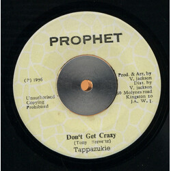 Tapper Zukie Don't Get Crazy Vinyl 7" USED