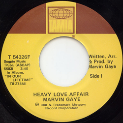Marvin Gaye Heavy Love Affair / Far Cry Vinyl 7" USED