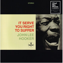 John Lee Hooker It Serve You Right To Suffer Vinyl LP USED