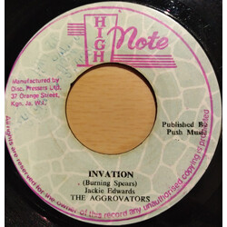 Jackie Edwards / The Aggrovators Invation Vinyl 7" USED