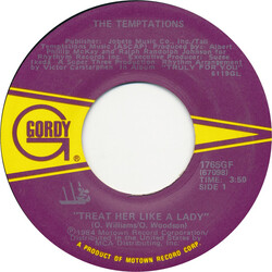 The Temptations Treat Her Like A Lady / Isn't The Night Fantastic Vinyl 7" USED