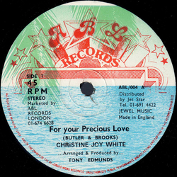 Christine Joy White For Your Precious Love Vinyl 12" USED