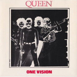 Queen One Vision Vinyl 7" USED