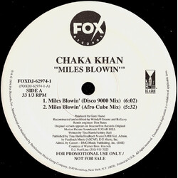 Chaka Khan Miles Blowin' Vinyl 12" USED
