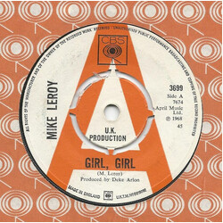Mike Leroy Girl , Girl Vinyl 7" USED