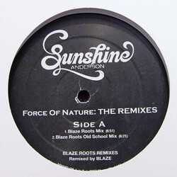 Sunshine Anderson Force Of Nature: The Remixes Vinyl 12" USED